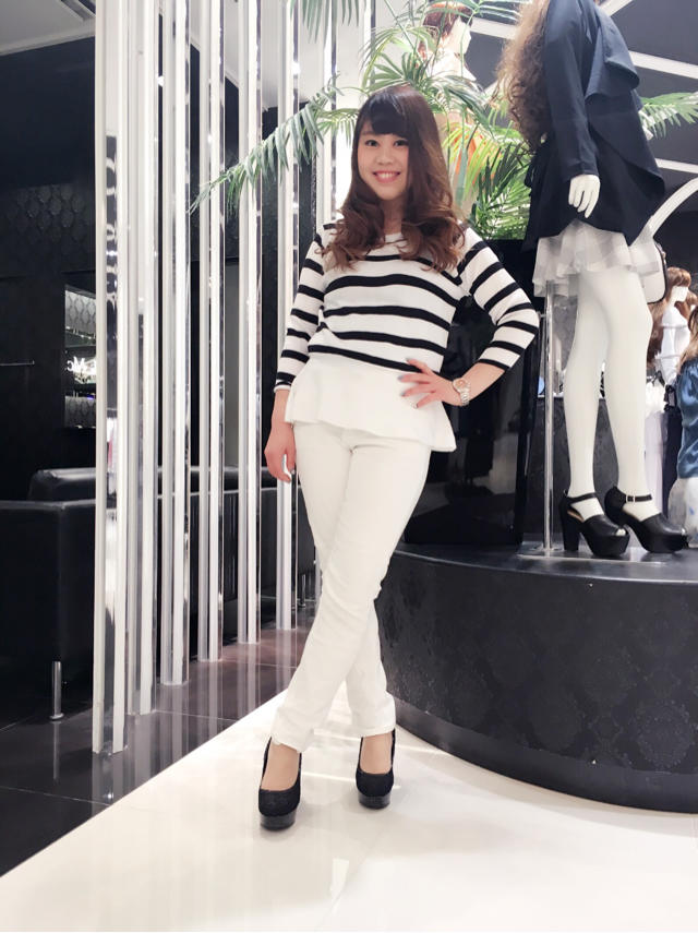 ペプラム♡ボーダーTOPS♡