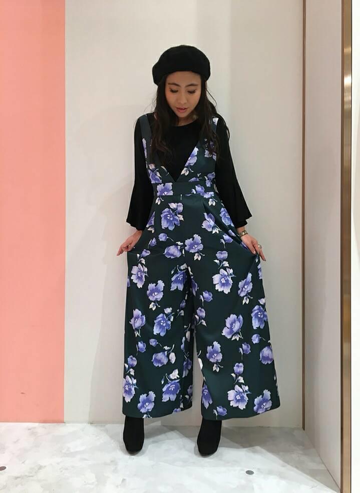 新作☆花柄オールインワン☆美容Day☆ayae