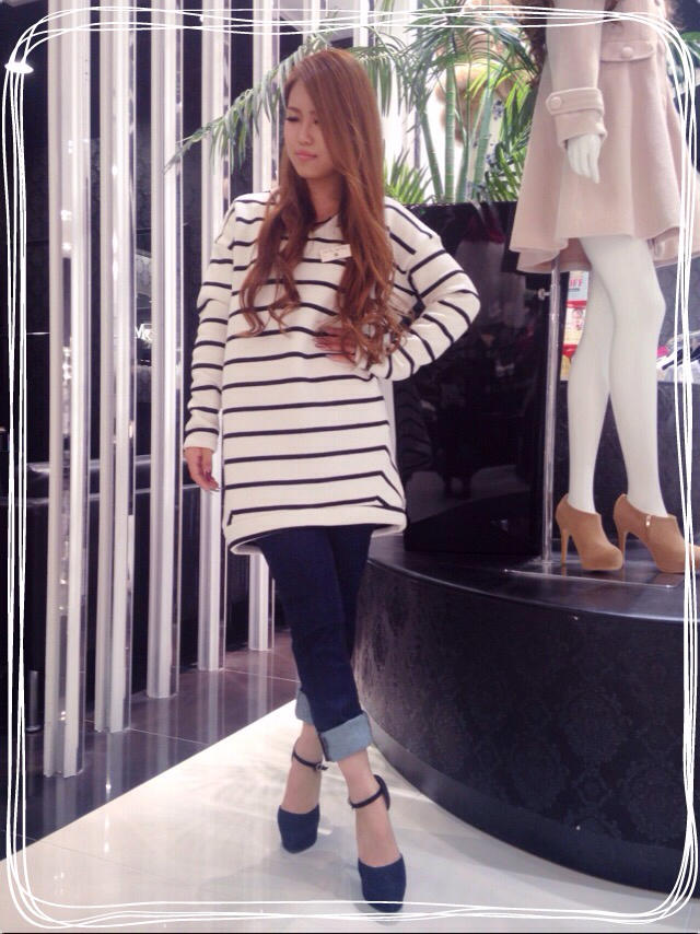 出勤code▷裏起毛TOPS♡