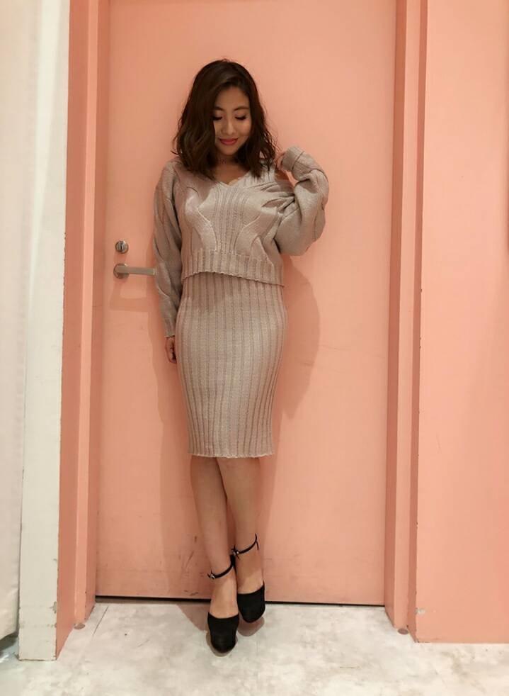 レイヤードニットワンピース☆ayae