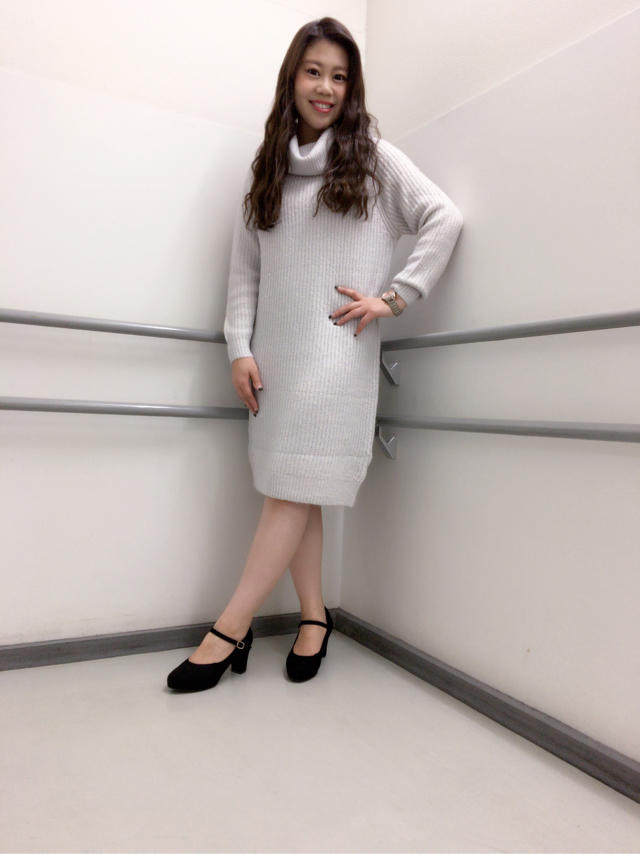 ♡オフタートルニットワンピース♡