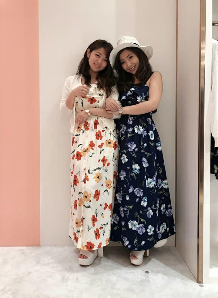 大人気の花柄マキシワンピース☆ayae