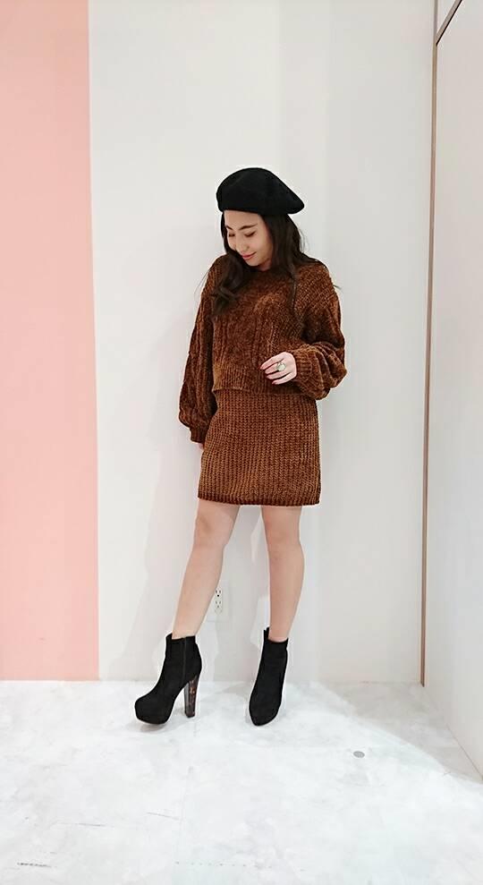 大人気のモールニットアップ☆ayae