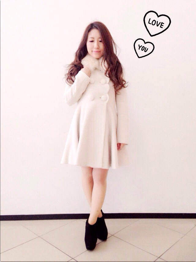 newスカラップコート♡