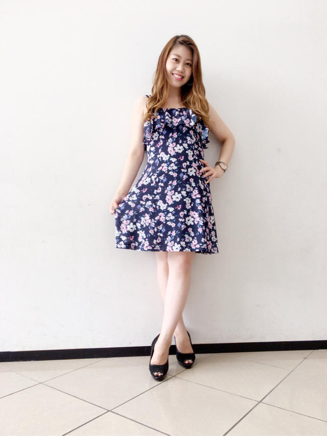 ♡ 花柄ワンピース ♡