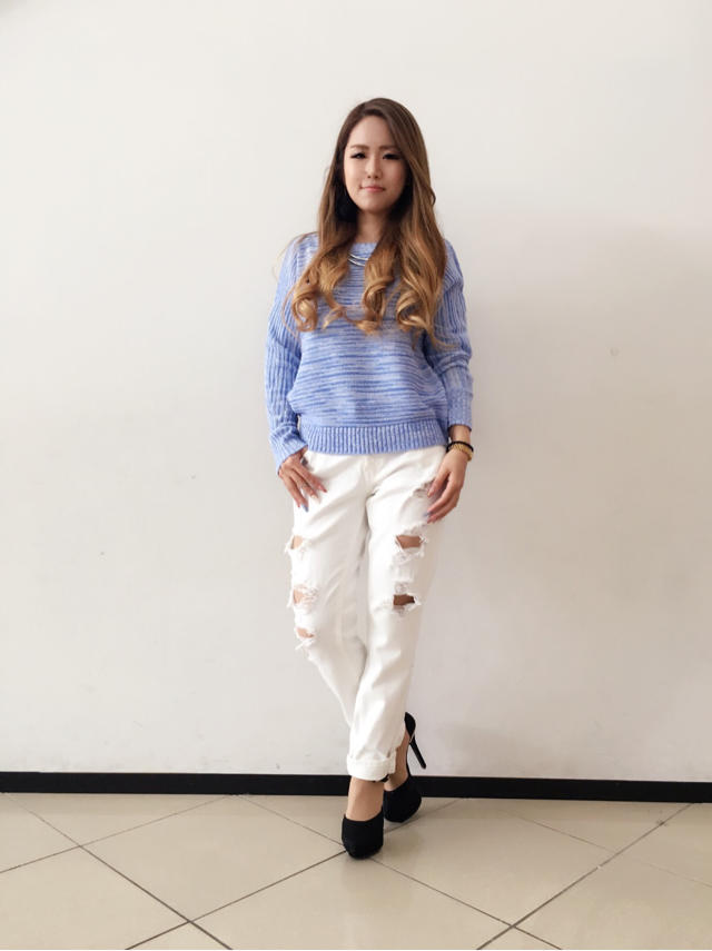 ♡限定♡肩開きニットTOPS