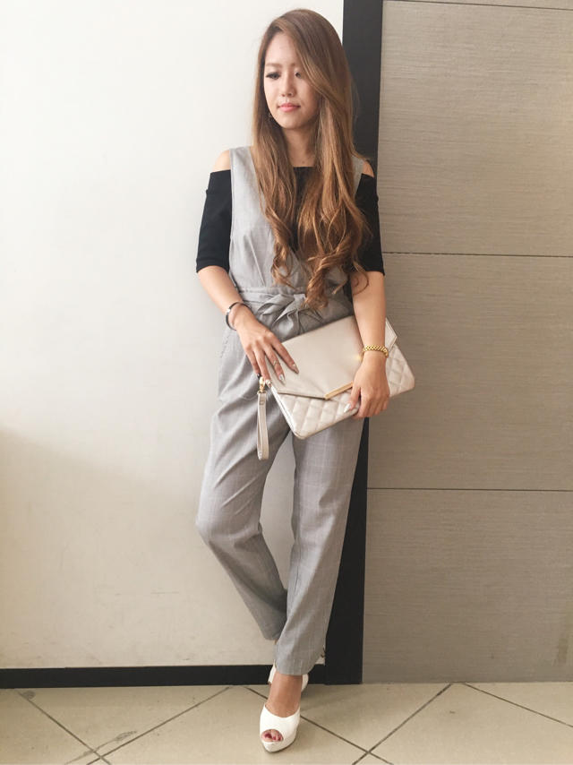 インナー付き♡カシュクールオールインワン♡