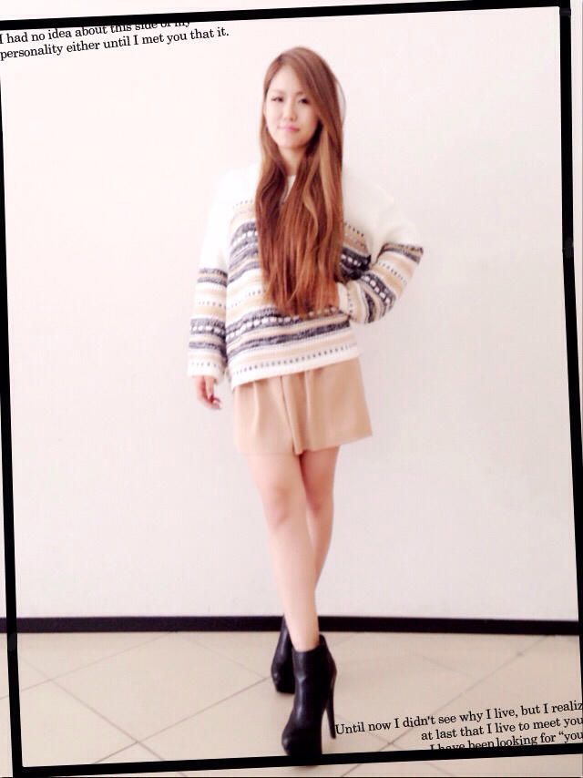▼ボーダーニット