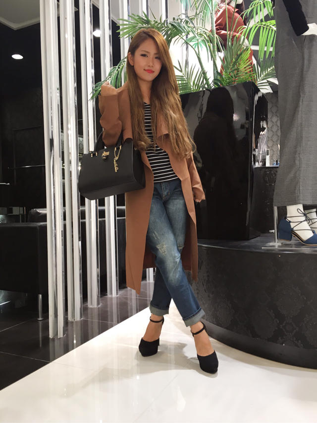 ラッフルカラーコート♡