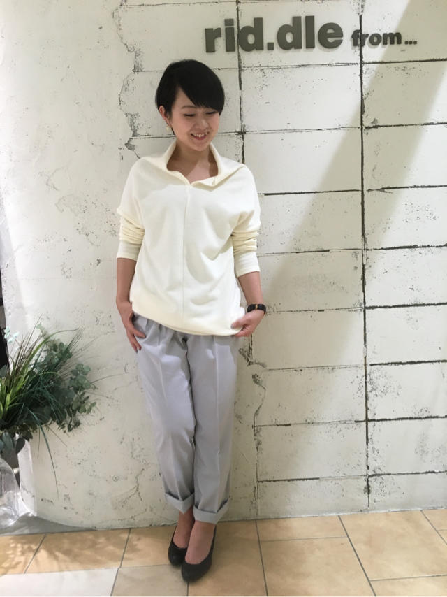 春は白を着たくなる♡
