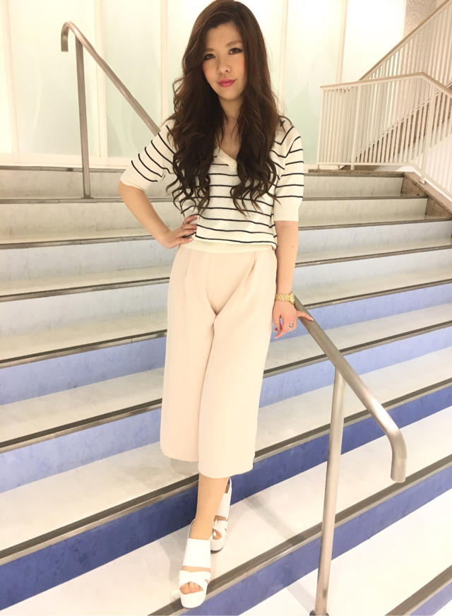 Ｖネックニットトップス♡