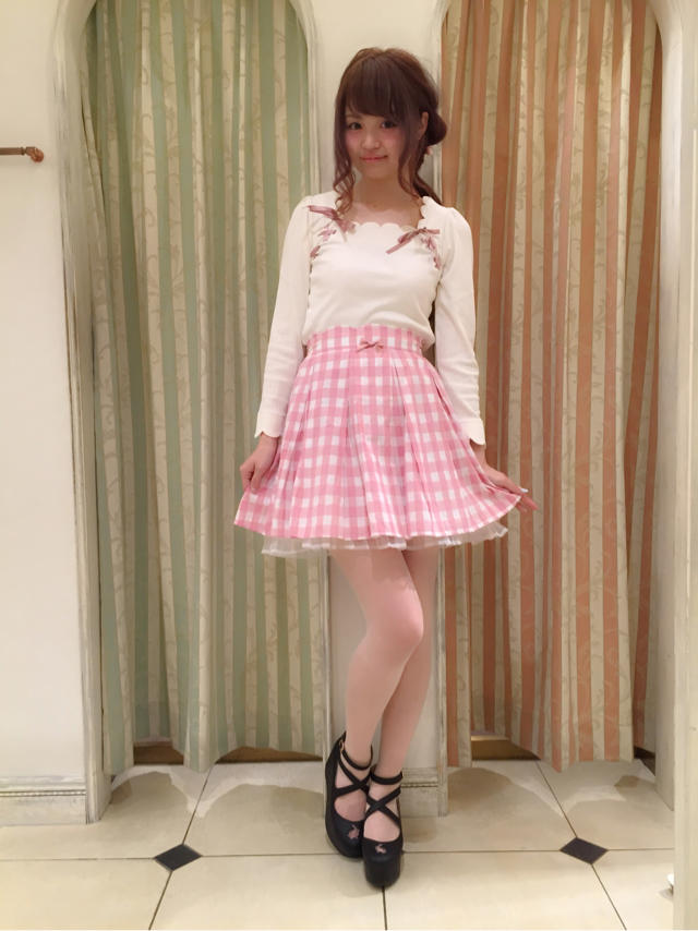 渋谷店♡アイボリー×ピンク♡sweetコーデ