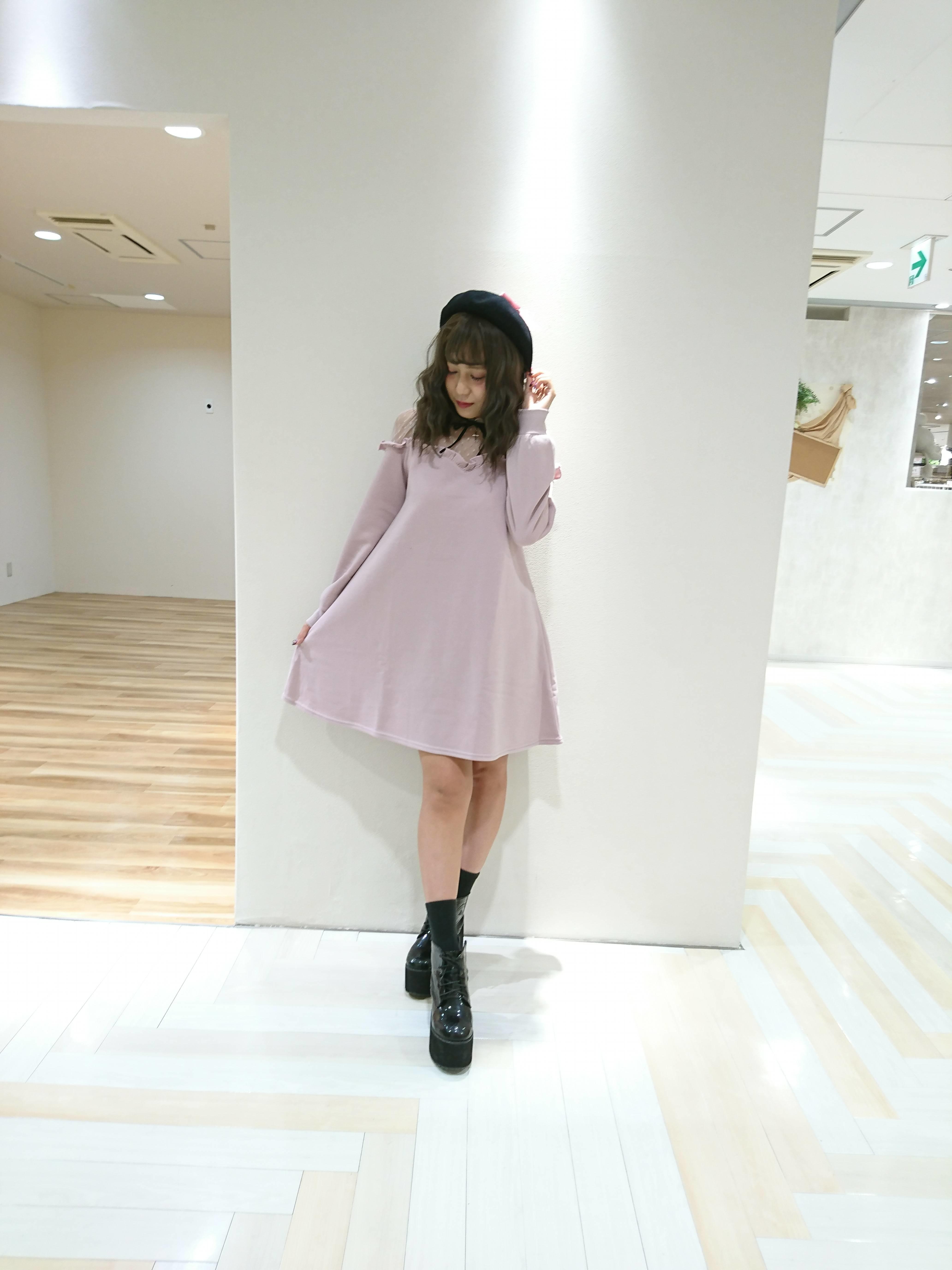 天神コア店♡可愛いが集まった暖かいプチプラＡラインワンピース★