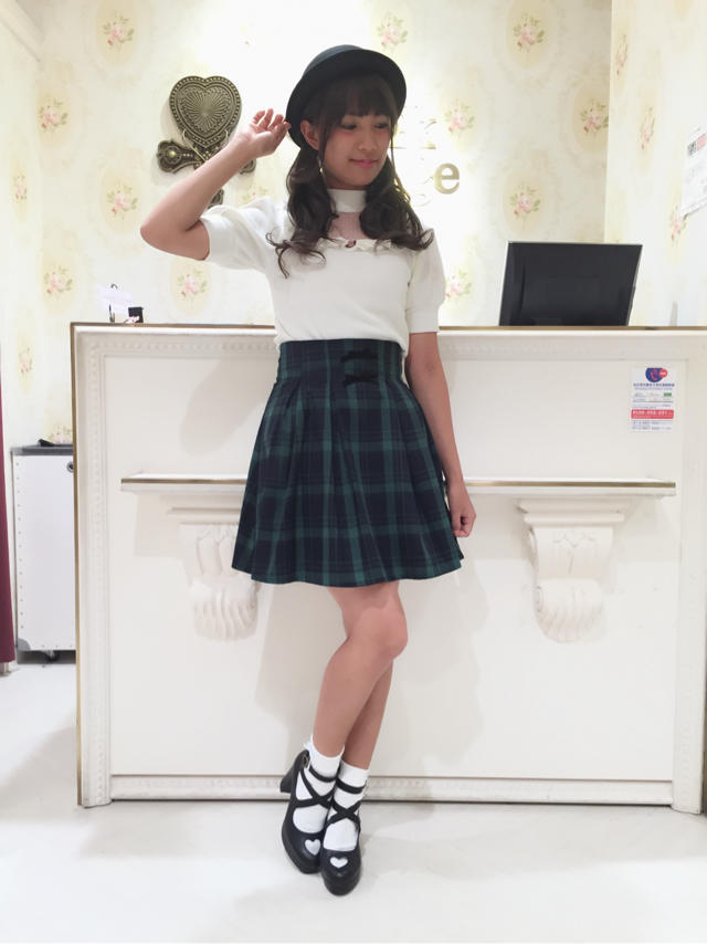 【ららぽーとTOKYO-BAY店】green×blackでstyleup girly code♡