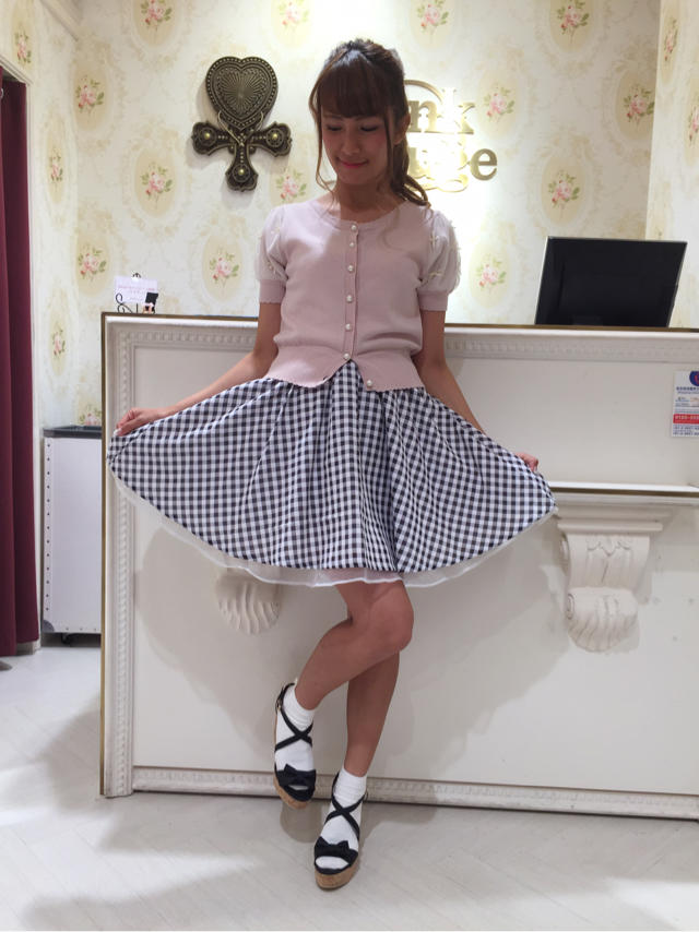 【ららぽーとTOKYO-BAY店】pink×チェックのgirly code...♡