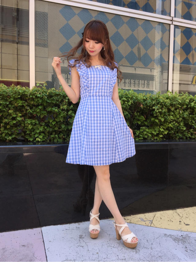 【ららぽーとTOKYO-BAY店】ギンガムチェックで夏のお嬢さんcode♡