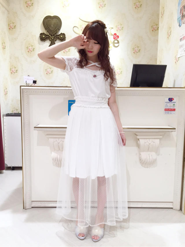【ららぽーとTOKYO-BAY店】all white code♡