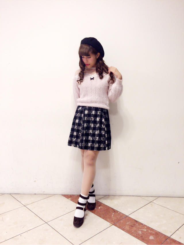 HEP♡black×pink 大人コーデ✩！