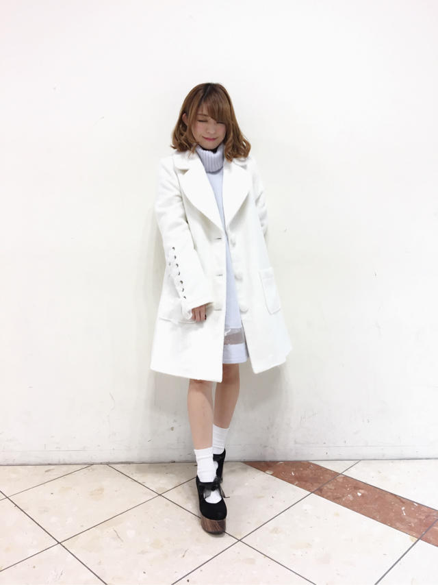 HEP♡ホワイト×ブルーのwintercolorコーデ:+.ﾟ.+: