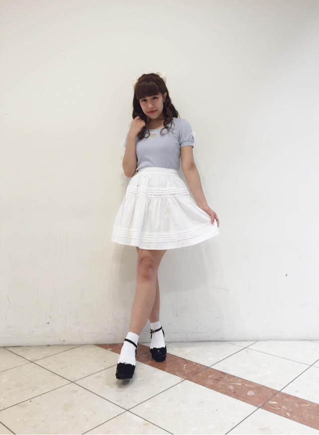 HEP♡blue×white 清楚系コーデ...♪*ﾟ