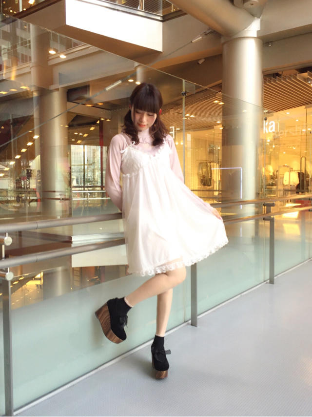 HEP♡pink×whiteで甘めlingeriecode⋈*｡ﾟ
