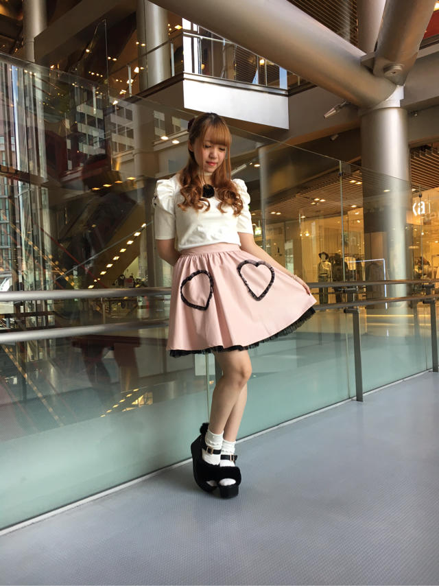 HEP♡pink×black で甘辛code೨̣̥*♪