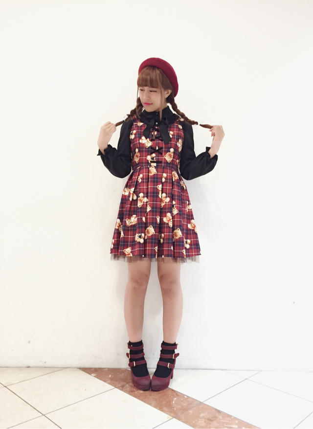 HEP♡テディ柄を使った王道Ankコーデ♡♡！