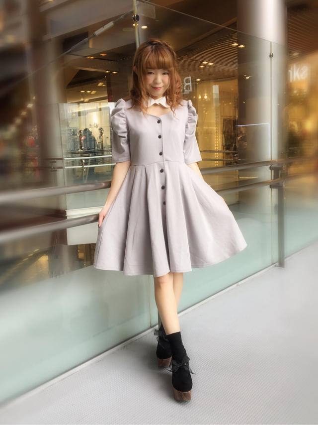 HEP♡デコルテ開きボリュームスリーブOPコーデ:+.ﾟ.+: