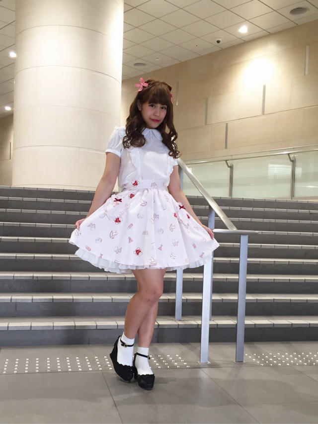 HEP♡アイシングクッキー柄を使ったラブリーコーデ♡♡