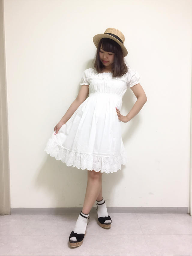 近鉄パッセ店♡coordinate♡大人気のワンピースで爽やかgirlyに⋈*.。