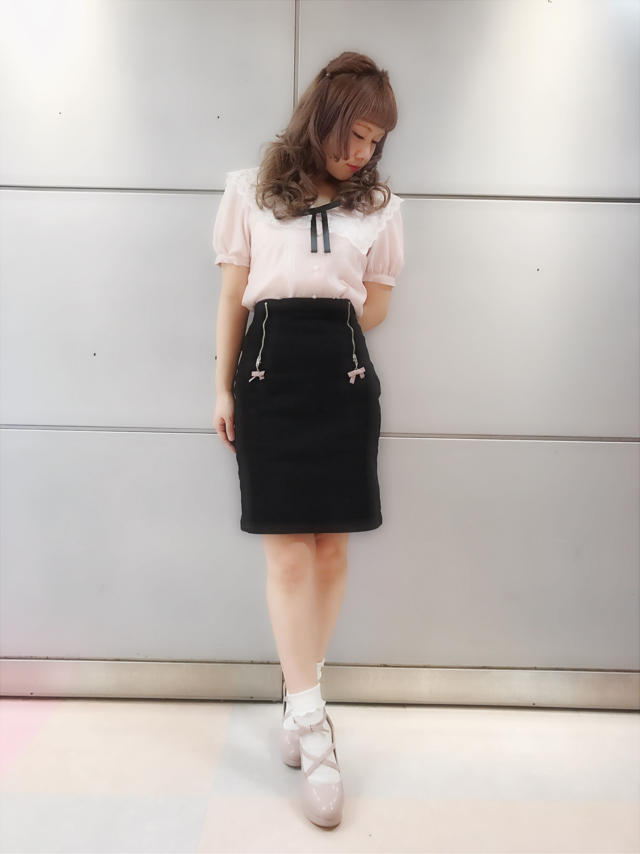 Coordinate☆ブラウス×タイトスカート♪大人可愛いガーリーコーデ