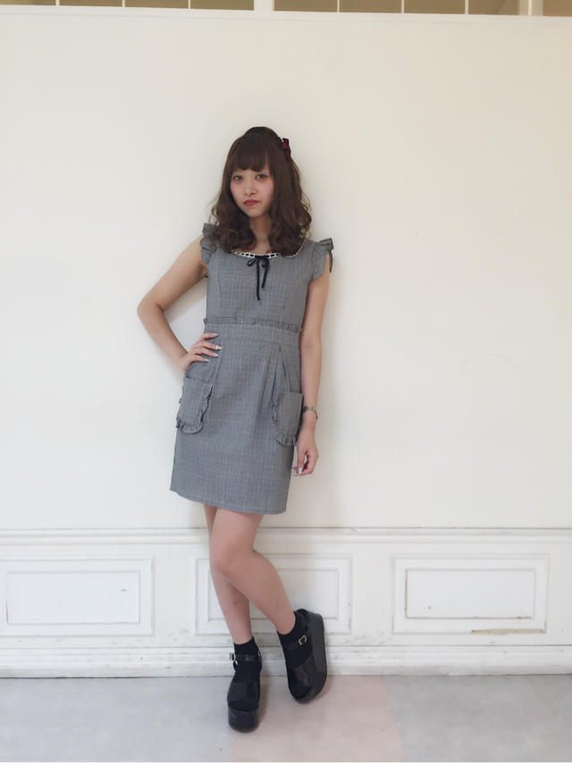 近鉄パッセ店✩新作グレンチェックワンピース♡