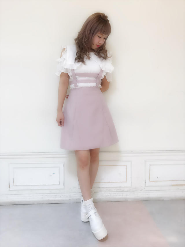 近鉄パッセ店☆Coordinate☆おしゃれなハーネス風スカート♪コーデ
