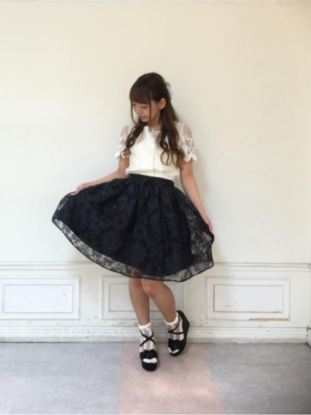 【近鉄パッセ店】ブラックオーガンジーskで大人めcode♪♪本日のヘアーアレンジも紹介いたします(*´ω｀*)