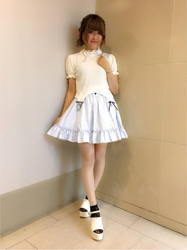 大宮店♡ブルーが差し色♡爽やかガーリーコーデ♡