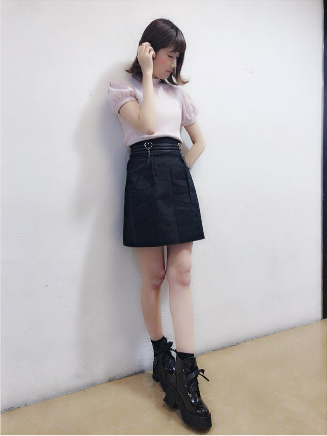 大宮店⌘ハートをメインに♡black×pinkのカジュアルStyleに♡
