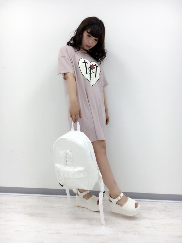 大宮店 ✩ pink × white の casual Style ！
