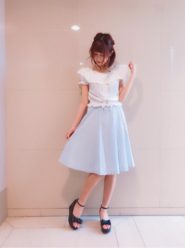 大宮店＊ギンガムチェック柄をポイントに♡大人girlystyle♡