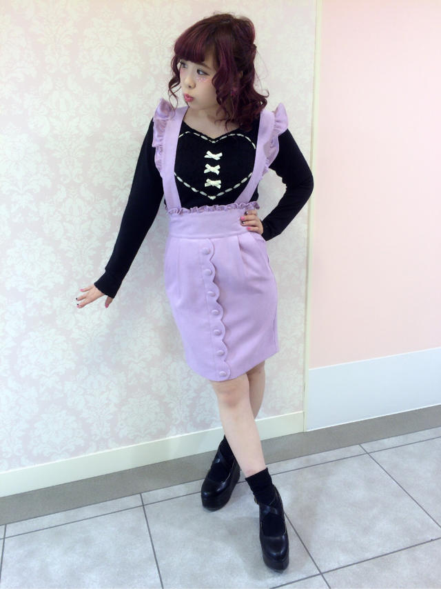 Black ✖︎purple で大人girly code ᙏ̤̫͚