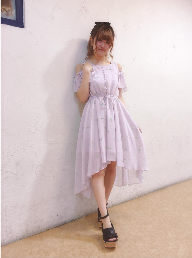 大宮店♡カタログ掲載♡スズランシフォンワンピースで大人girly style♡