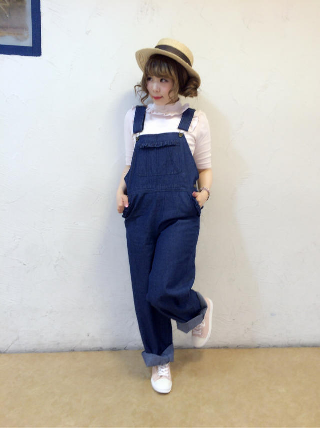  サロペットで可愛く⋈ *。