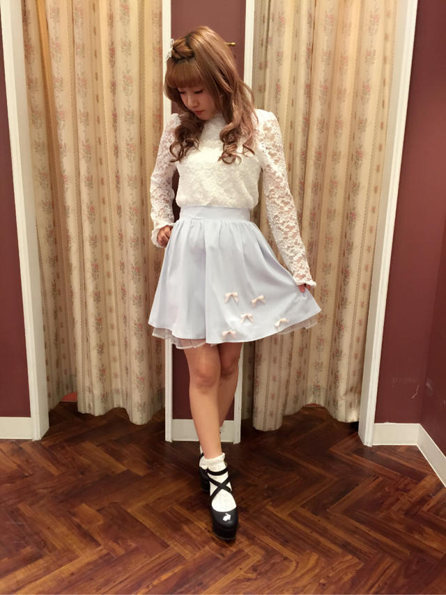 自分でアレンジできちゃう！？リボン付きスカート*\(^o^)/*