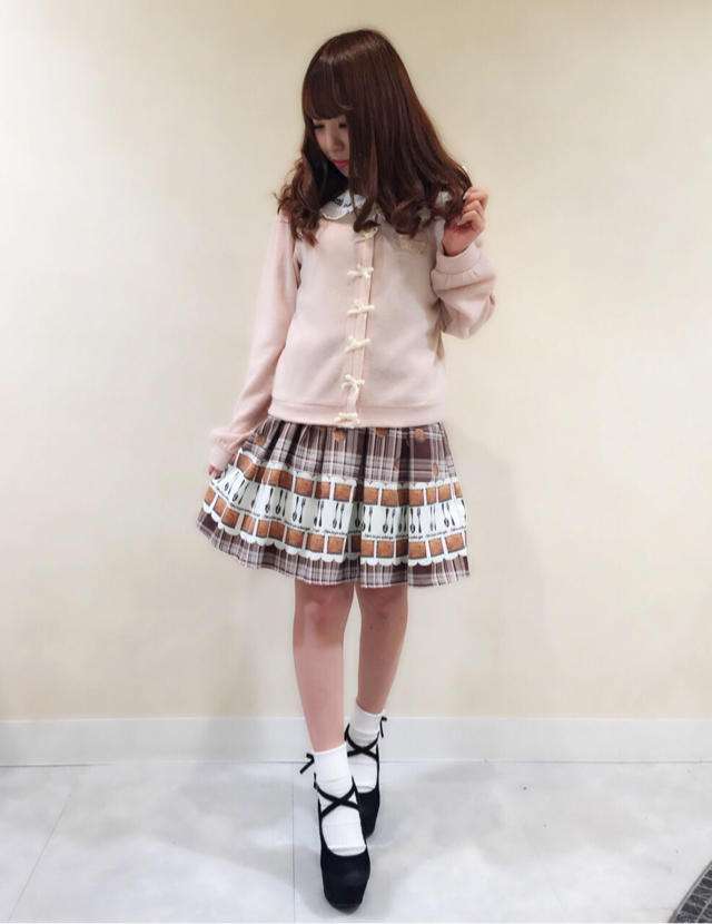 ayaka♡♡ビスケットプリントSKで甘々Code(#^.^#)