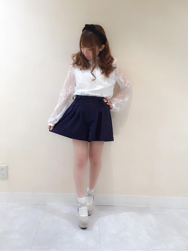 ayaka♡フロントスピンドルが可愛いショートキュロット(((o(*ﾟ▽ﾟ*)o)))