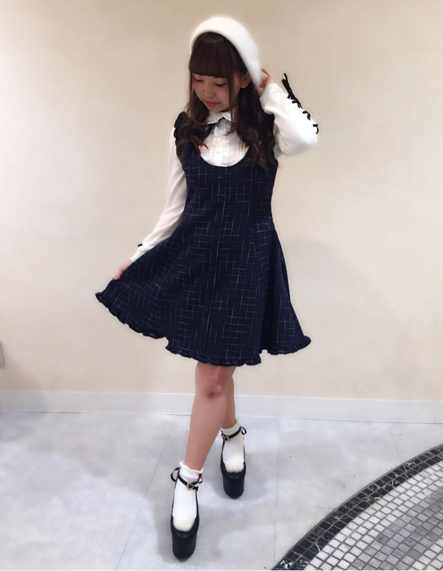siori♡♡女の子らしいおすすめCode♪ベレー帽で可愛さをプラスしてみました（๑⃙⃘ˊ꒳​ˋ๑⃙⃘）