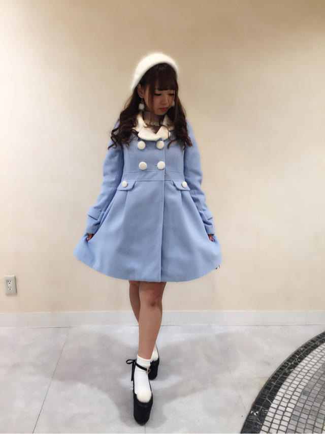 siori♡♡おすすめアウターCode♪天使の羽風の衿元で可愛さUPですଘ(੭ˊ꒳​ˋ)੭✧