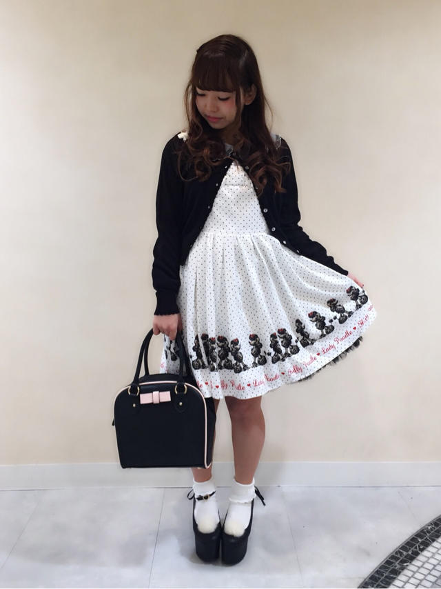 siori♡♡おすすめプードルワンピースで春Code(*´╰╯`๓)♬