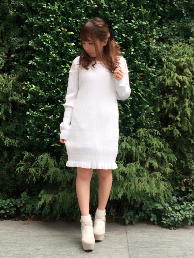 ayaka♡♡大人気の新作商品♪♪大人可愛いパールネックレス風ケーブルOP(*˘︶˘*).｡.:*♡