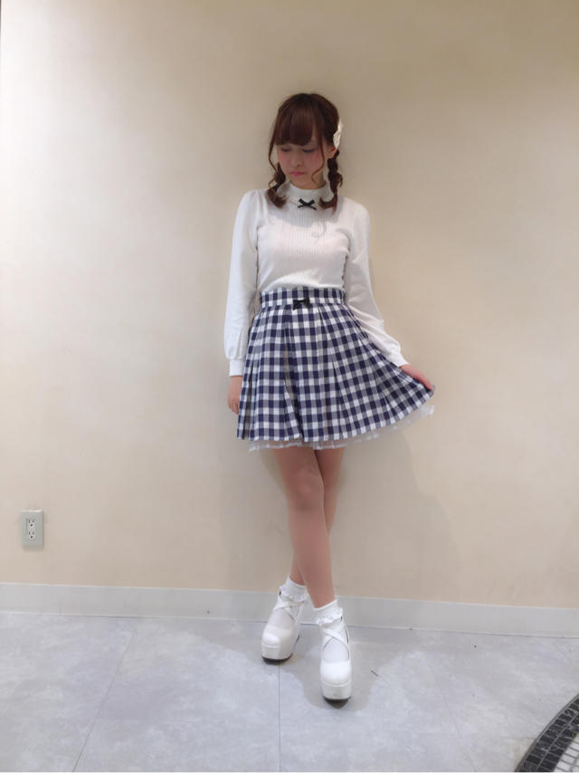 ブロックチェック柄スカートでガーリーCode(*˙˘˙*)ஐ 