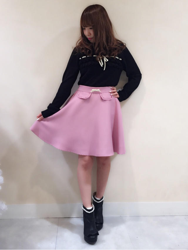 ayaka♡♡ブラック×ピンクの大人レディCode☆*.・
